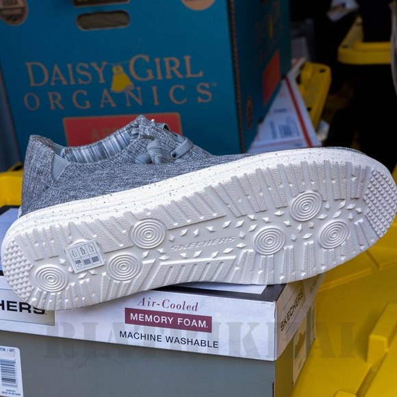 Skechers Men's Chad Air Cooled Memory Foam Casual Shoes Gray - Picture 5 of 7